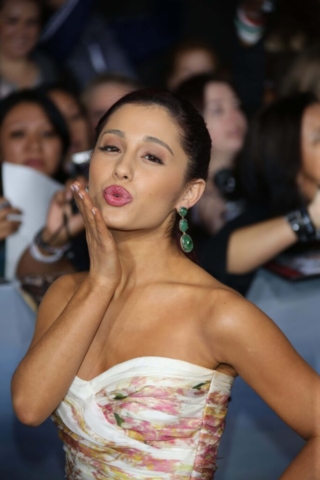 Ariana Grande at the Twilight Breaking Dawn Premiere