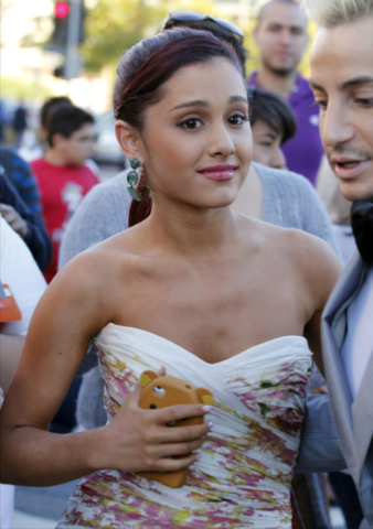 Ariana Grande at the Twilight Breaking Dawn Premiere